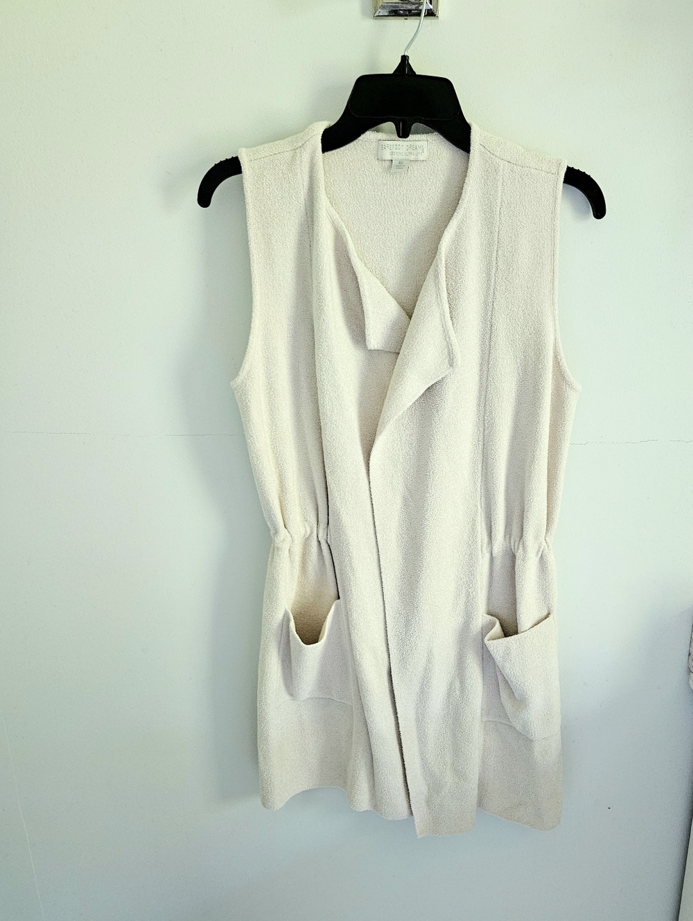 Barefoot Dreams Cozy Chic Ultra Lite Beige Soft Long Vest